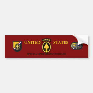U.S. SPECIAL OPERATIONS COMMAND BUMPER STICKER