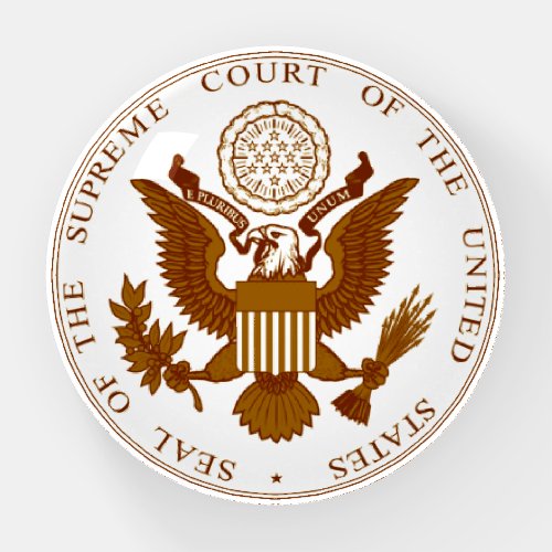 US Supreme Court Seal Paperweight