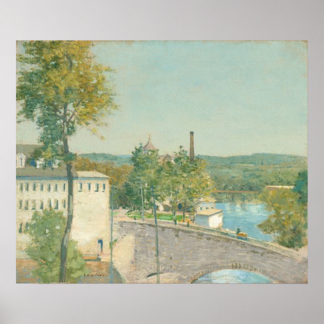 U.S. Thread - Julian Alden Weir Fine Art Poster (Front)