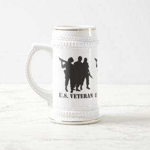 U. S. VETERAN BEER STEIN
