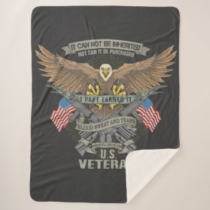 U.S. Veteran Sherpa Blanket