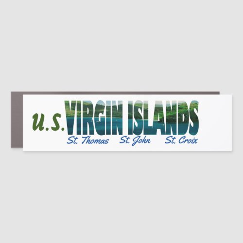 US Virgin Islands Car Magnet