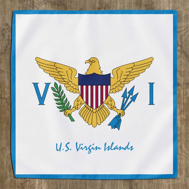 U.S. Virgin Islands Flag bandana, fashion /USA Bandana (Creator Uploaded)
