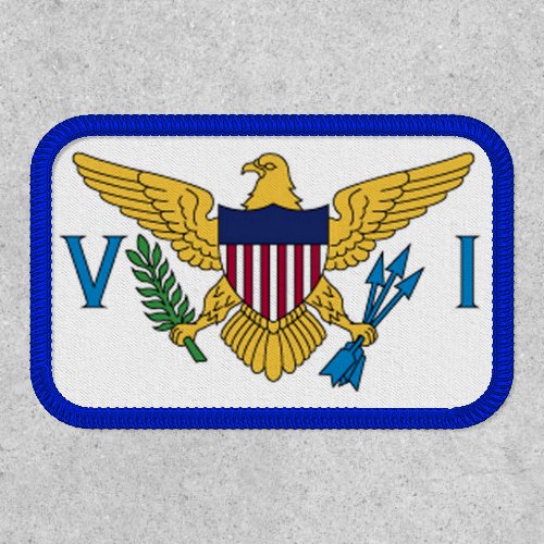 US Virgin Islands Flag Design Patch