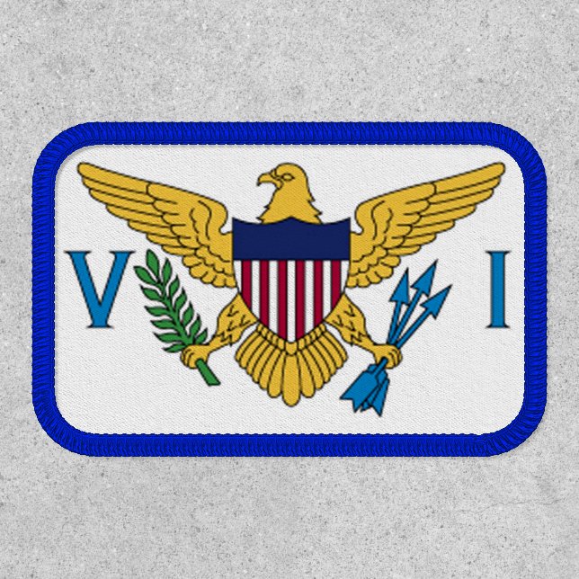 U.S. Virgin Islands Flag Design Patch (Front)