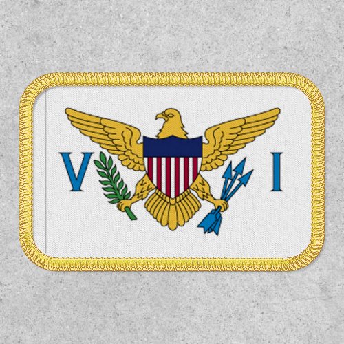 US Virgin Islands Flag Design Patch