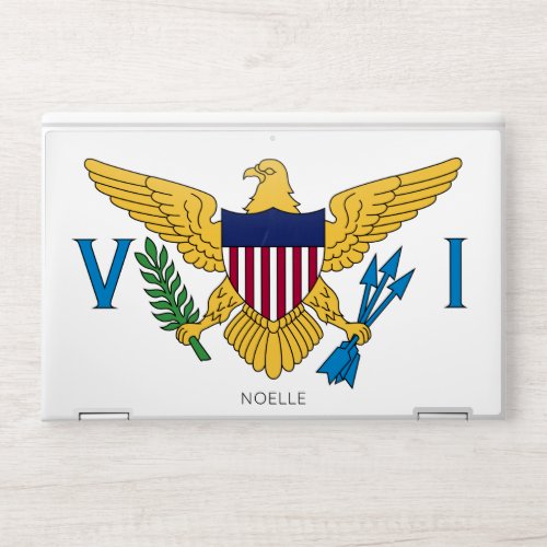 US Virgin Islands Flag HP Laptop Skin