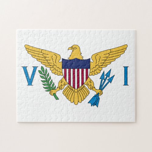 US Virgin Islands Flag Jigsaw Puzzle