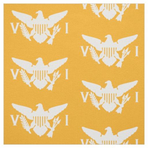 U.S. Virgin Islands Flag (Large) Mango Fabric