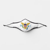 U.S. Virgin Islands Flag Premium Face Mask (Front)