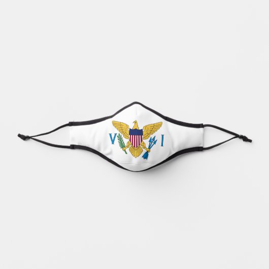 U.S. Virgin Islands Flag Premium Face Mask (Front)