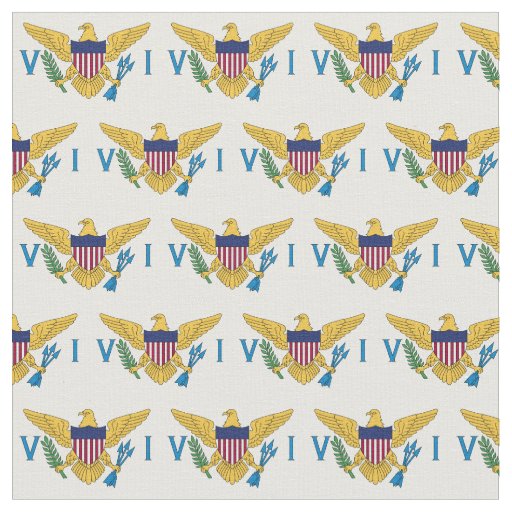 U.S. Virgin Islands Flag (Small) Fabric