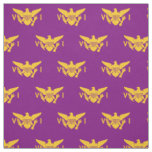 U.S. Virgin Islands Flag (Small) Purple &amp; Gold Fabric