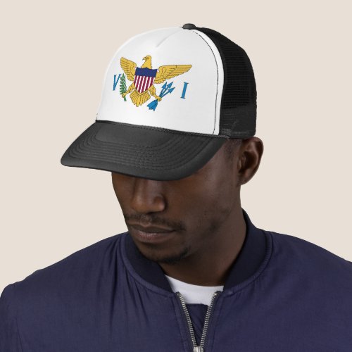 US Virgin Islands Flag Trucker Hat