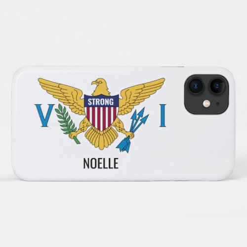 US Virgin Islands Flag VI Strong iPhone 11 Case