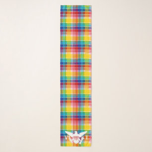 U.S. Virgin Islands Flag (White), Madras Scarf