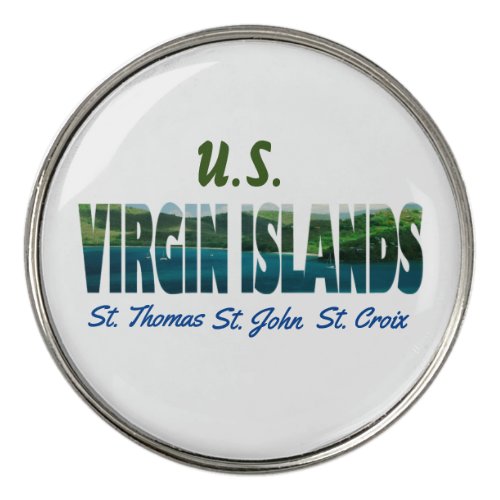 US Virgin Islands Golf Ball Marker