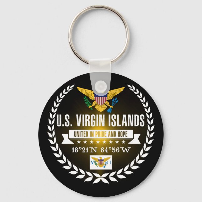 U.S. Virgin Islands Keychain (Front)