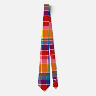 U.S. Virgin Islands Madras Neck Tie