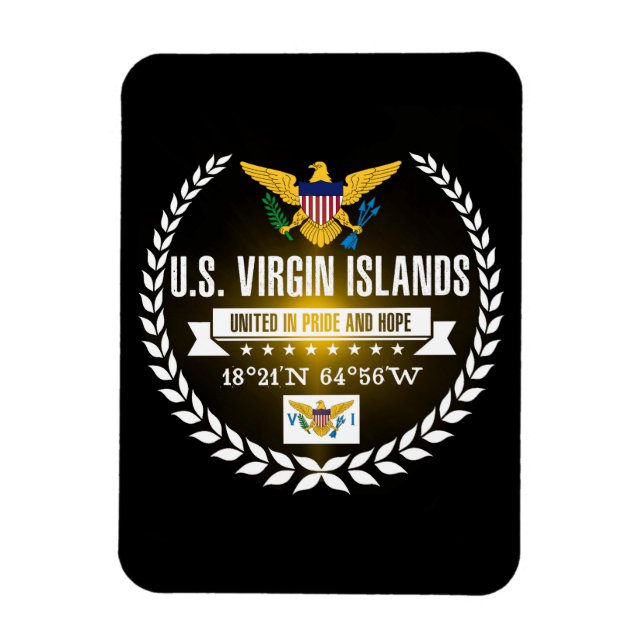 U.S. Virgin Islands Magnet (Vertical)