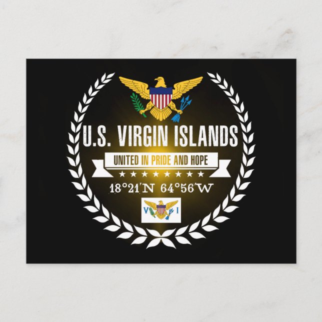 U.S. Virgin Islands Postcard (Front)