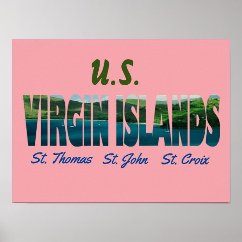 US Virgin Islands Poster