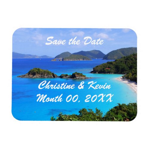 US Virgin Islands Save the Date Magnet