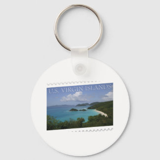 U.S. Virgin Islands - St. John's Trunk Bay Keychain