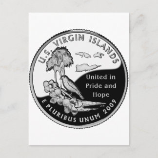 U.S. Virgin Islands state quarter Postcard
