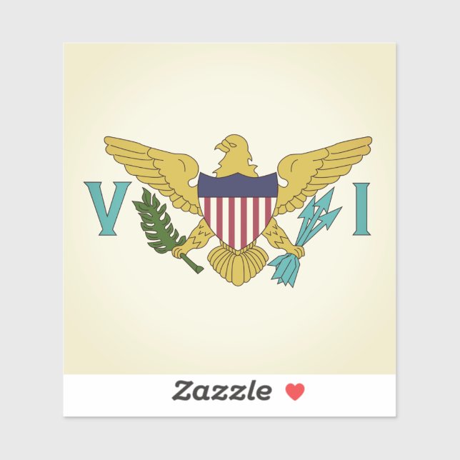 U.S. Virgin Islands Sticker (Sheet)