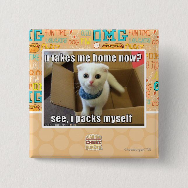 U take me home now? button (Front)