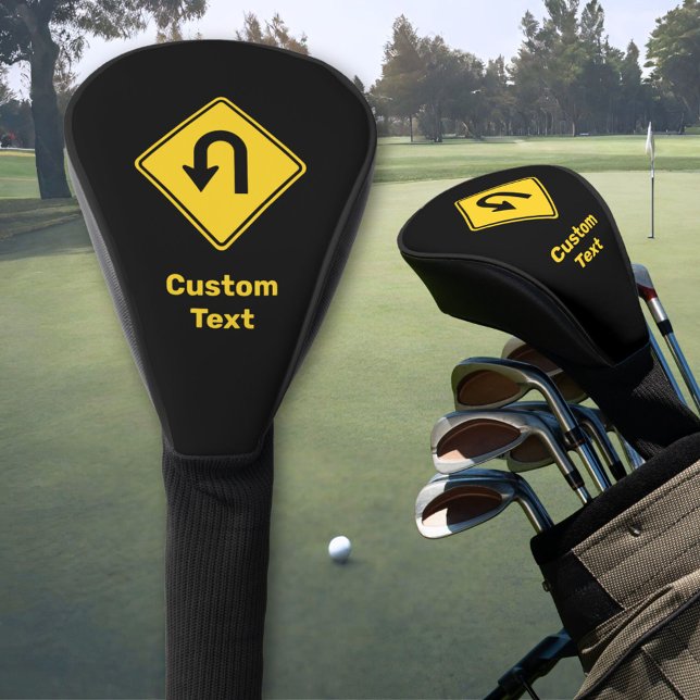U-Turn Sign Golf Head Cover (Creator Uploaded)