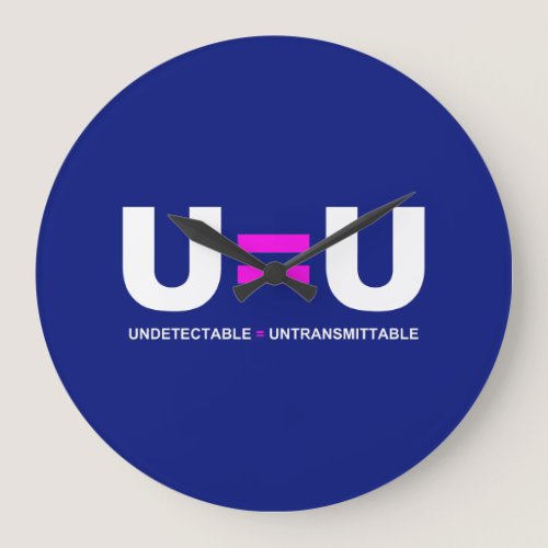 U=U HIV Undetectable Equals Untransmittable Clock