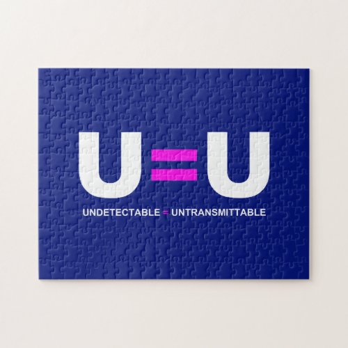 U=U HIV Undetectable Equals Untransmittable Jigsaw Puzzle