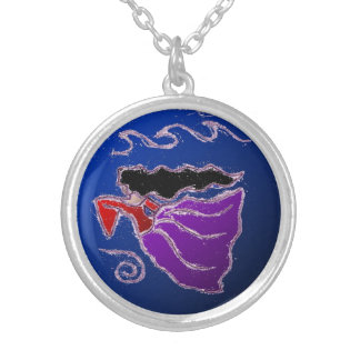 U vihoru vremena silver plated necklace