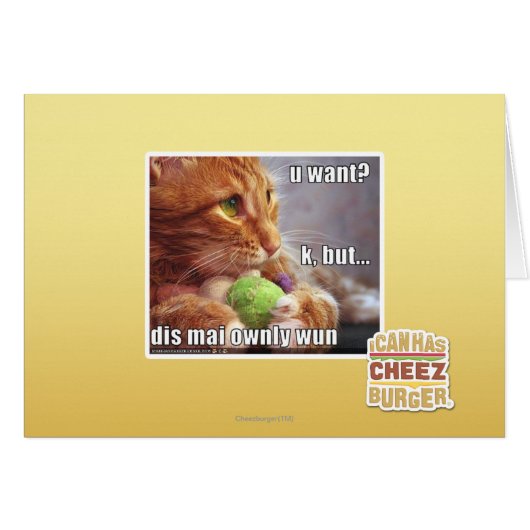 U want? cards (Front Horizontal)