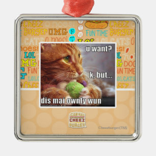 U want? metal ornament