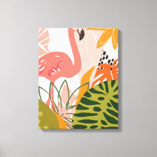 UA Jungle Flamingo II Canvas Print