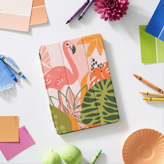 UA Jungle Flamingo II iPad Pro Cover (Desk)