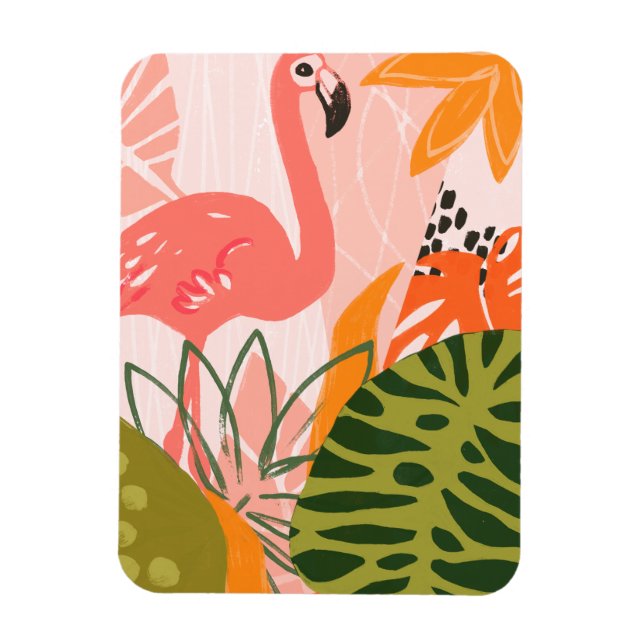 UA Jungle Flamingo II Magnet (Vertical)