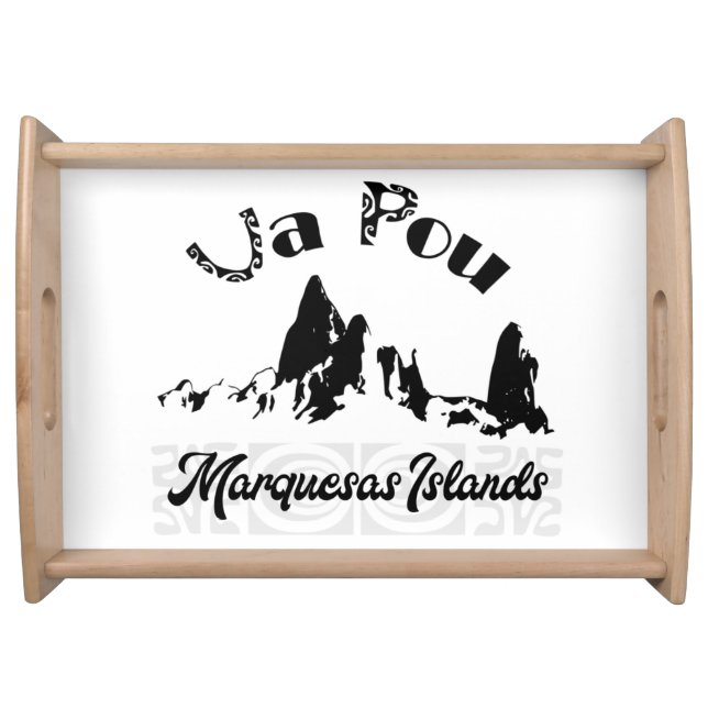 UA POU (Black) Serving Tray (Front)