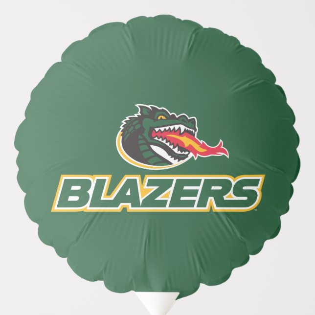 UAB Blazers Dragon and "BLAZERS" Logo Balloon (Front)
