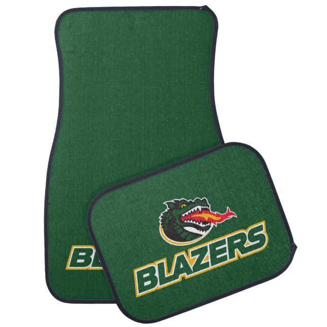 UAB Blazers Dragon and "BLAZERS" Logo Car Floor Mat (Set)