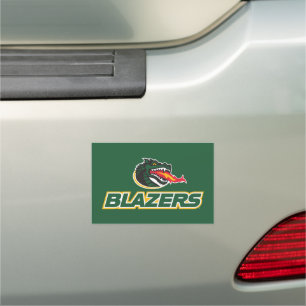 UAB Blazers Dragon and "BLAZERS" Logo Car Magnet