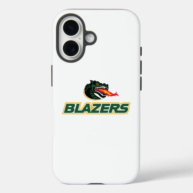 UAB Blazers Dragon and "BLAZERS" Logo Case-Mate iPhone Case (Back)