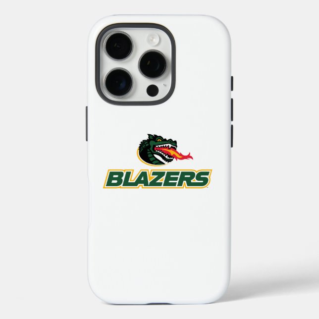 UAB Blazers Dragon and "BLAZERS" Logo Case-Mate iPhone Case (Back)