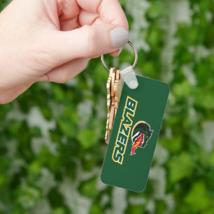 UAB Blazers Dragon and "BLAZERS" Logo Keychain