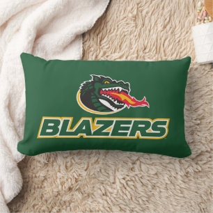 UAB Blazers Dragon and "BLAZERS" Logo Lumbar Pillow