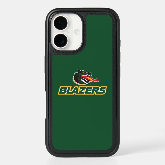 UAB Blazers Dragon and "BLAZERS" Logo Otterbox iPhone Case (Back)