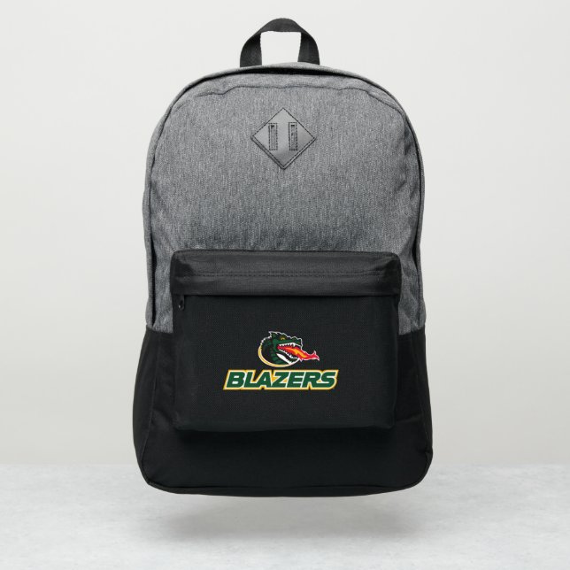 UAB Blazers Dragon and "BLAZERS" Logo Port Authority® Backpack (Front)